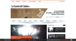 Desktop Screenshot of lagazzettadelcalatino.it